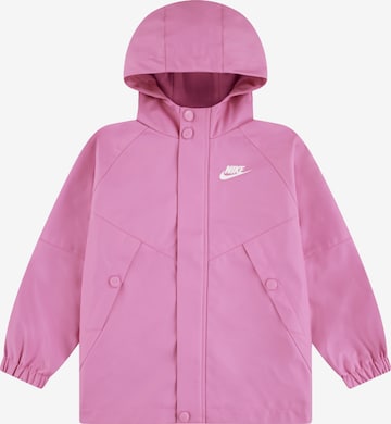 Giacca di mezza stagione di Nike Sportswear in rosa: frontale