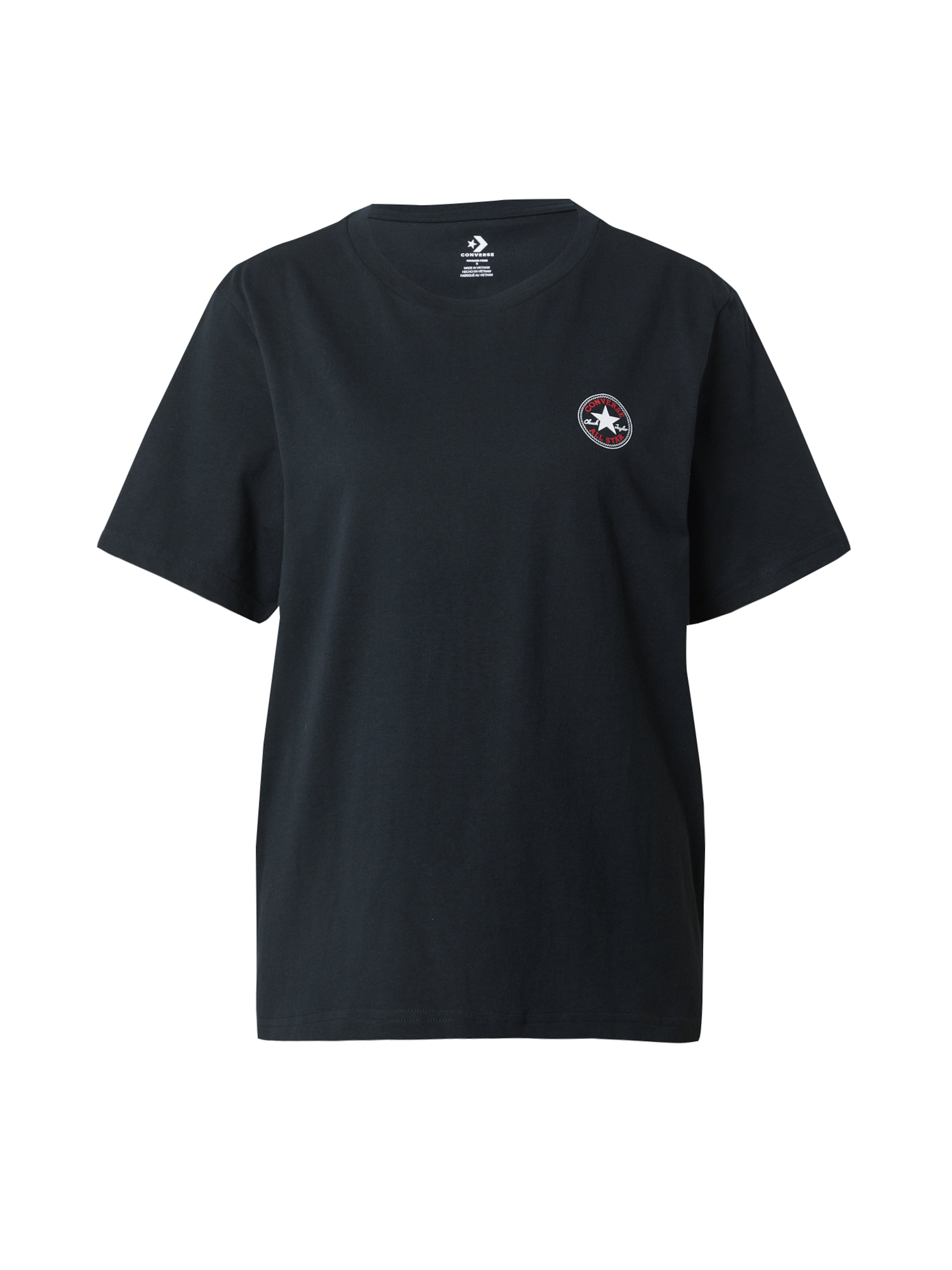 CONVERSE Tričko – černá: přední strana
