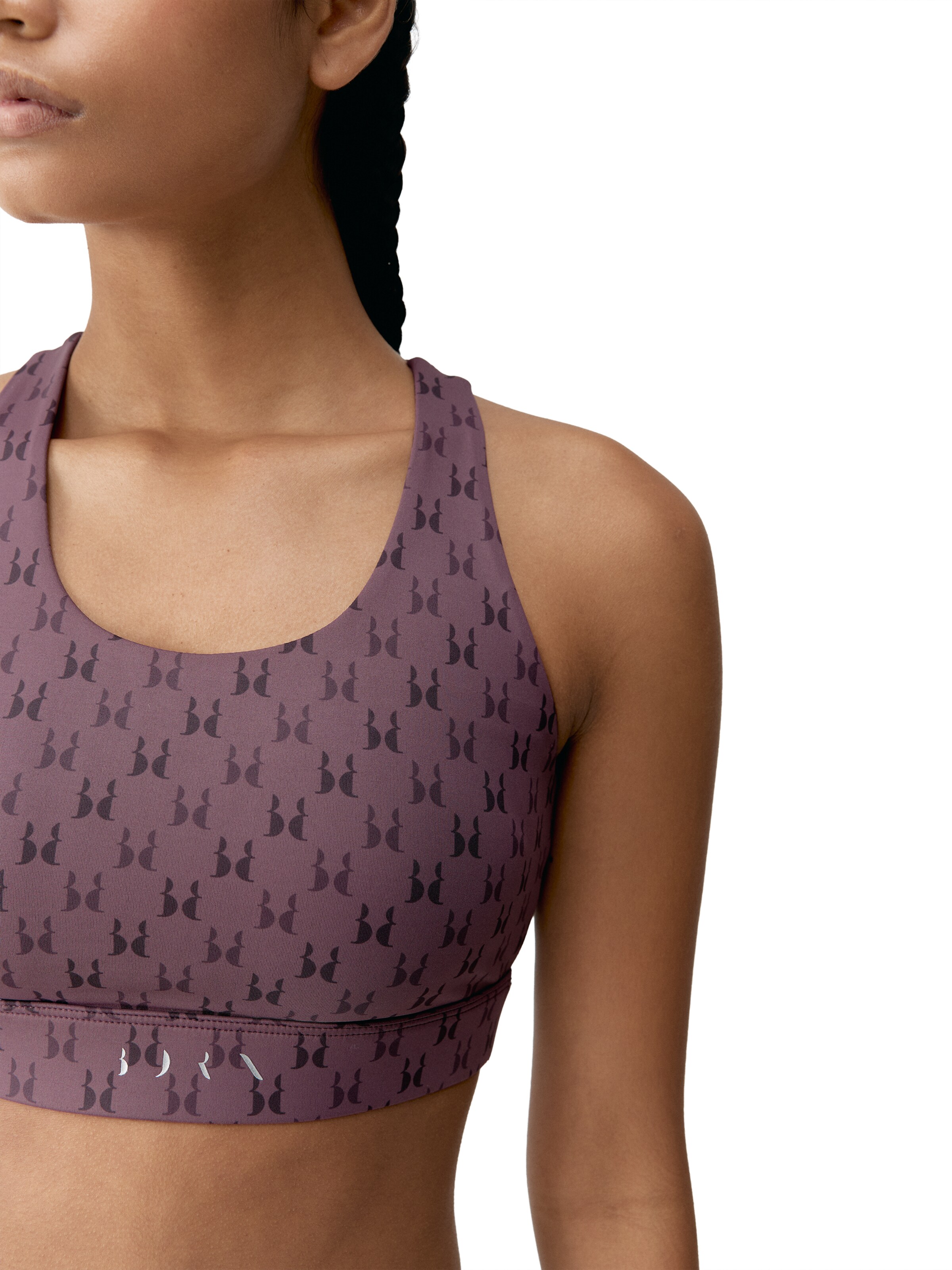 Haut de sport 'Monogram' Born Living Yoga en violet