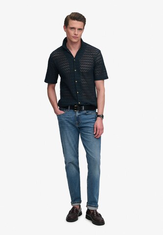 Superdry & Co Comfort fit Overhemd in Blauw