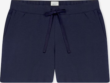 SCHIESSER Pyjamahose 'Mix & Relax' in Blau: Vorderseite