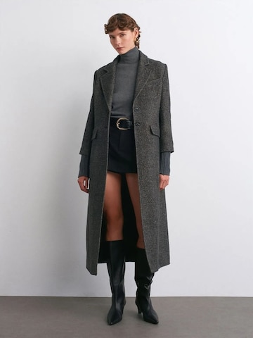 Manteau d’hiver Dilvin en gris : devant