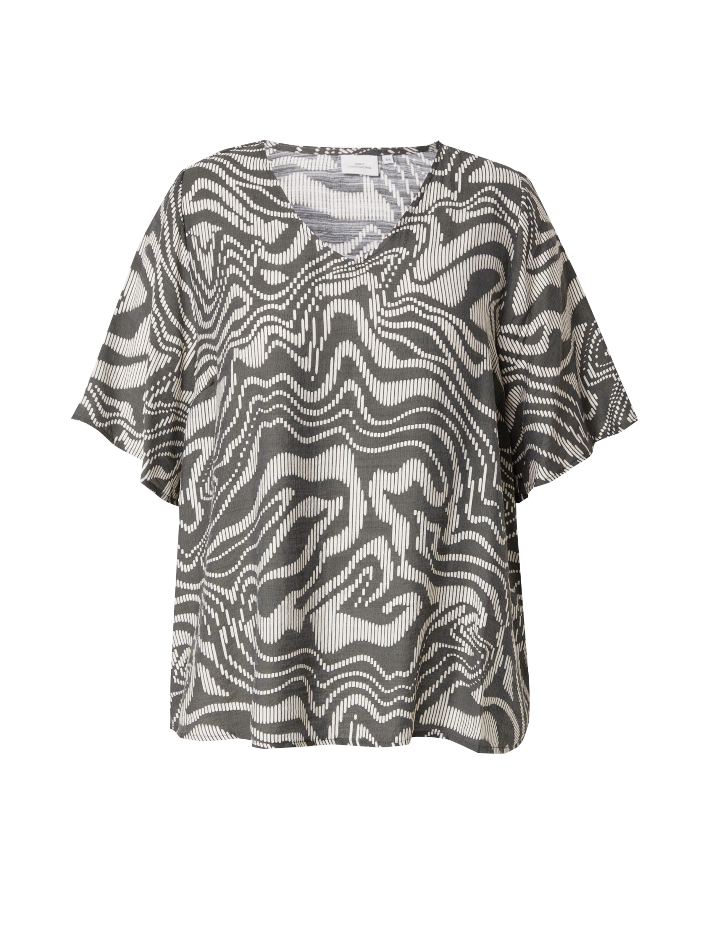 ONLY Carmakoma Тениска 'Carithilda' в зелено: отпред