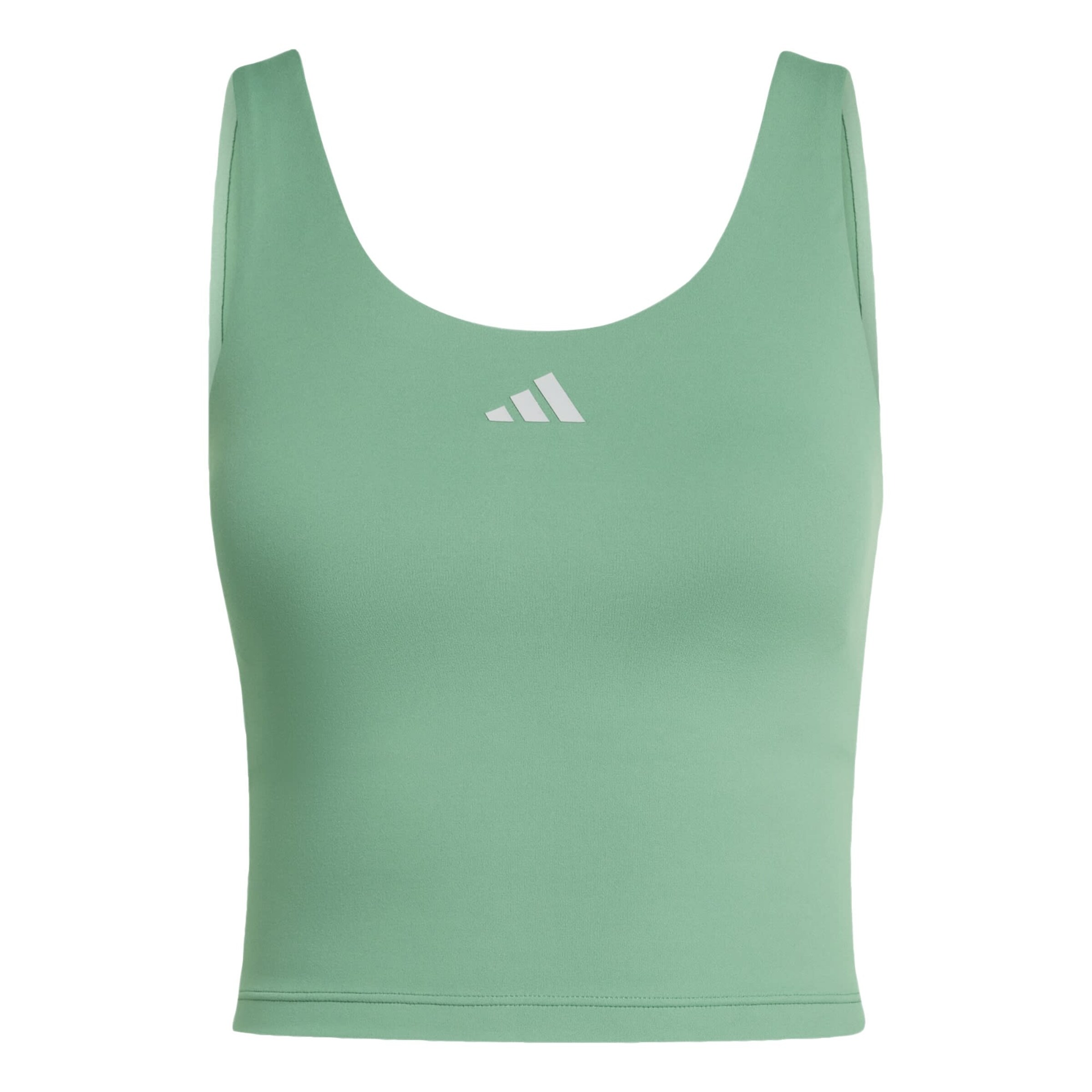 ADIDAS PERFORMANCE Sporttop 'Studio All Me' in XS in hellgrün / weiß, Produktansicht