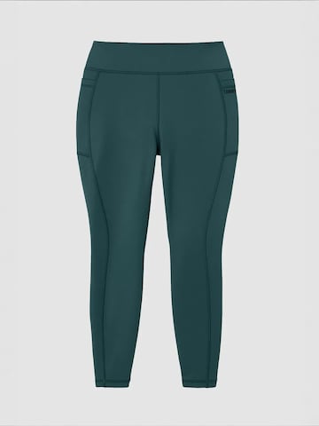 Tommy Life Skinny Leggings 'Gamaschen' in Groen: voorkant