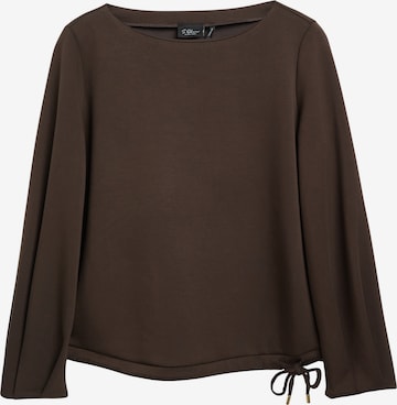 s.Oliver Sweatshirt in Bruin: voorkant