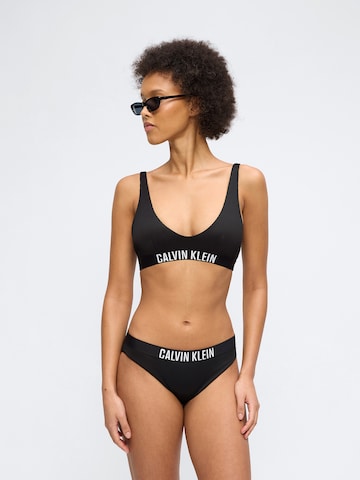 Bustier Hauts de bikini 'Intense Power' Calvin Klein Swimwear en noir