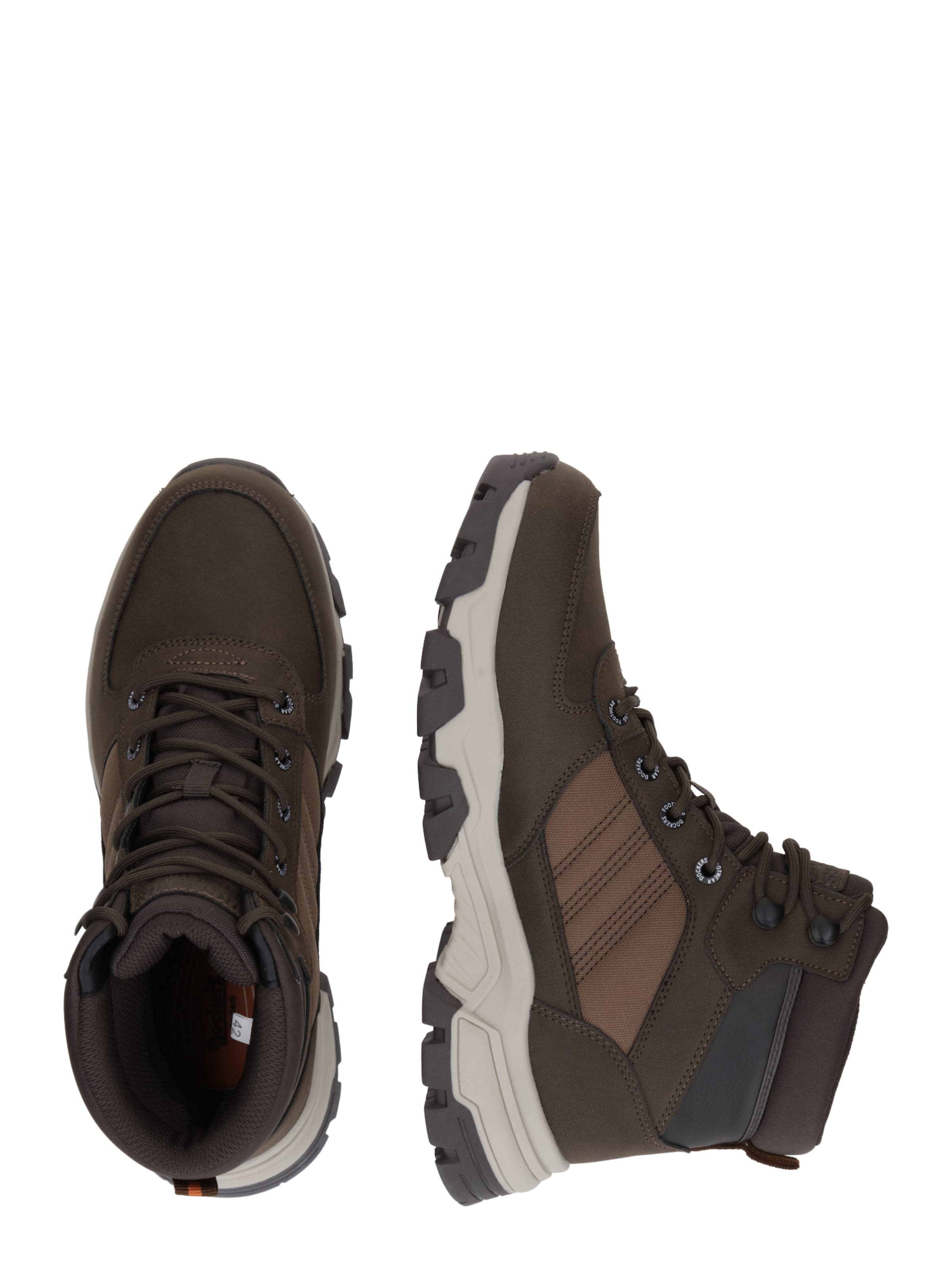 Dockers by Gerli Schnürboots in Braun