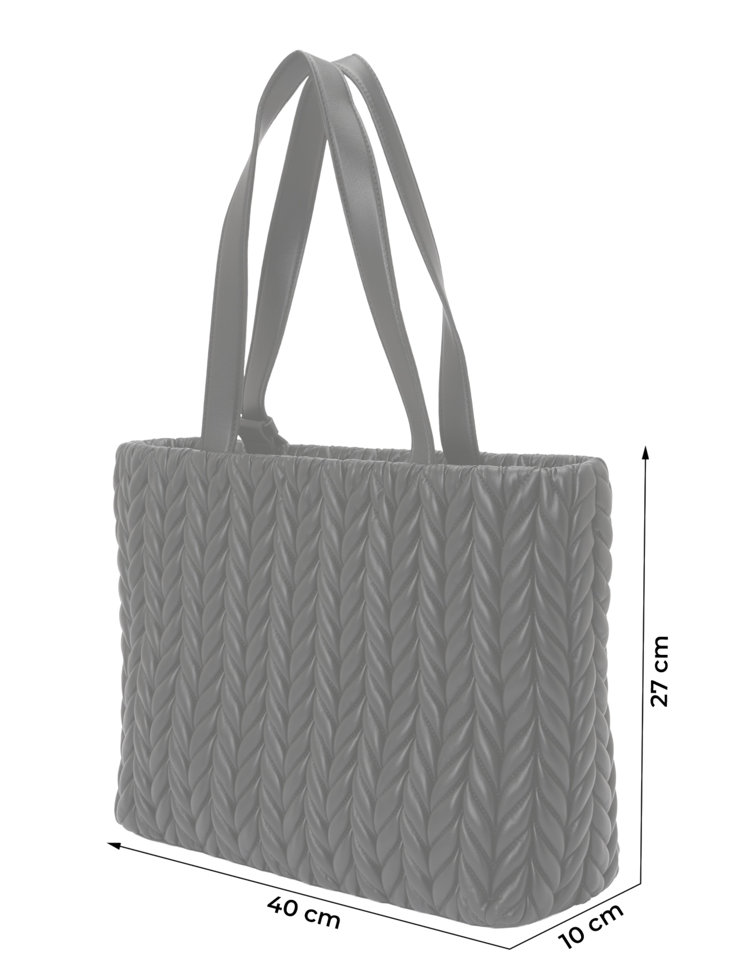 Karl Lagerfeld Μεγάλη τσάντα 'K/WEAVE' σε μαύρο