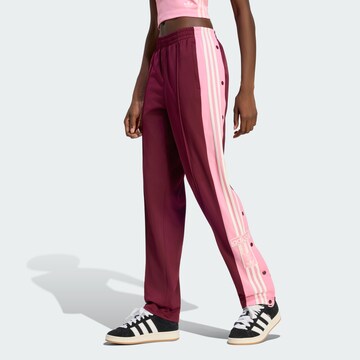 ADIDAS ORIGINALSLoosefit Hlače 'Adibreak' - crvena boja: prednji dio