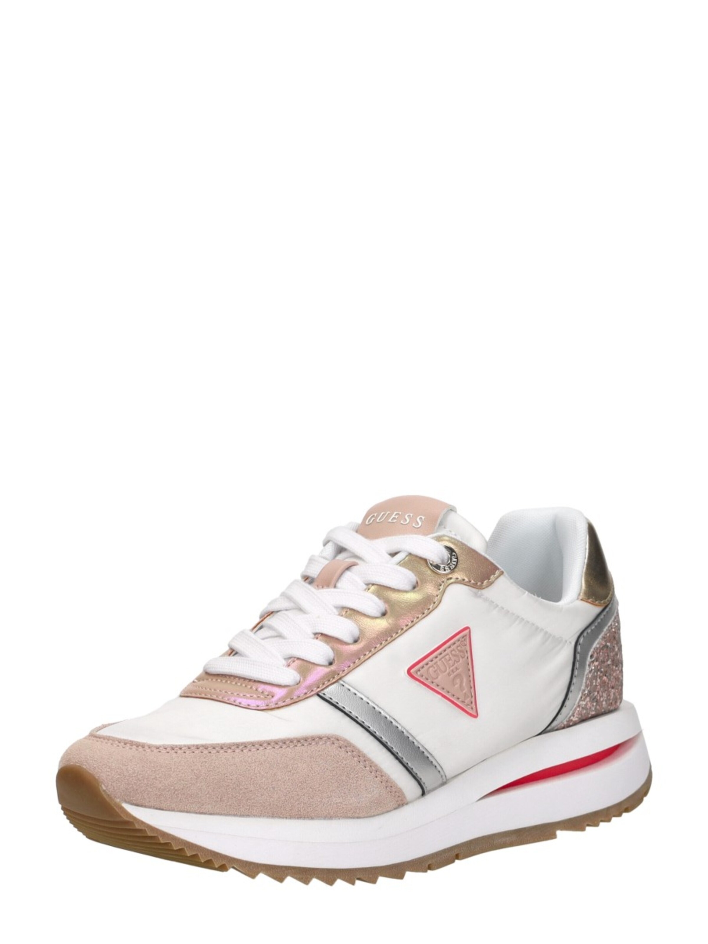 GUESS Sneakers laag 'Eagar' in Wit: voorkant