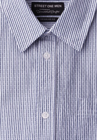 Street One MEN Regular Fit Hemd in Blau