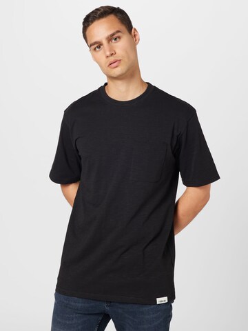 !Solid Shirt 'Durant' in Black: front