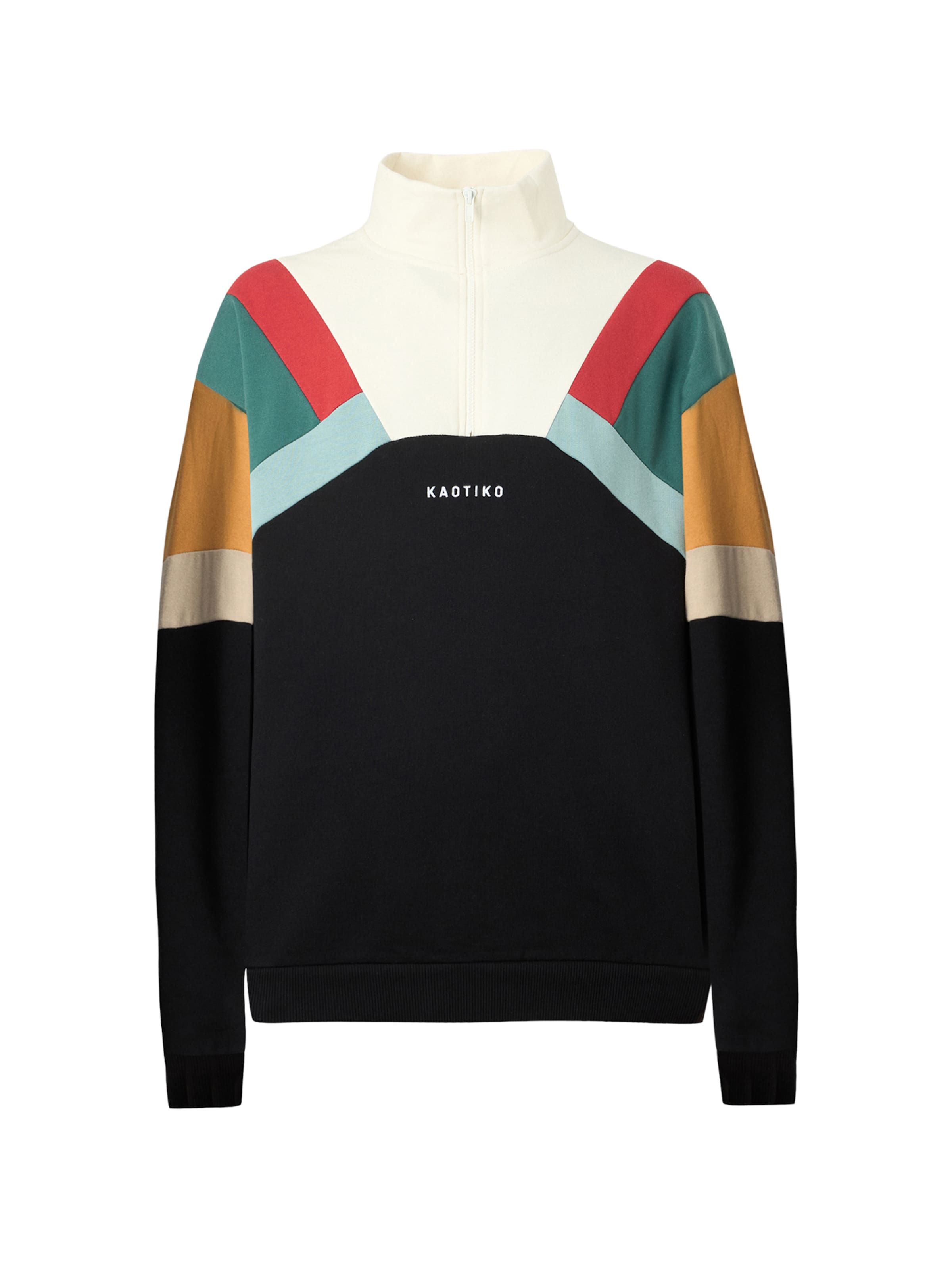 Sweat-shirt 'ALECK' Kaotiko en beige : devant