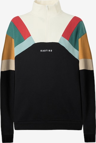 Sweat-shirt 'ALECK' Kaotiko en beige : devant