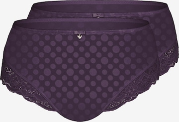 Culotte 'DOT & BLOSSOM' sassa en violet : devant