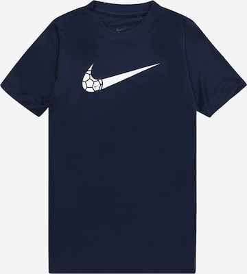 NIKE Performance shirt in Blue: front