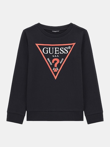 GUESS Sweatshirt 'Dreieck' in Schwarz