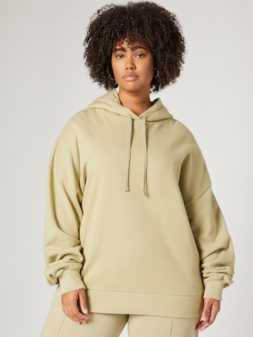 A LOT LESS Sweatshirt 'Marieke' in Groen: voorkant