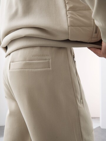 Marks & Spencer Tapered Broek in Beige