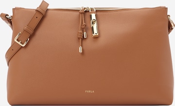 FURLA Skuldertaske 'DEBBY' i brun: forside