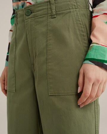 WE Fashion Loosefit Broek in Groen