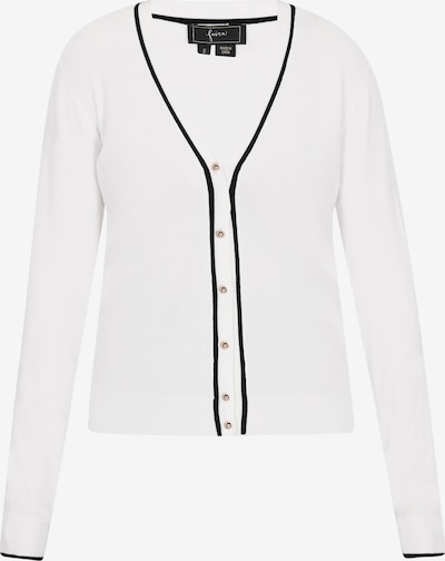 faina Neuletakki värissä musta / offwhite, Tuotenäkymä