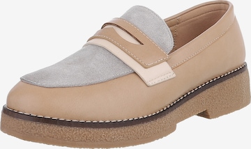 Ital-Design Slipper in Braun: Vorderseite