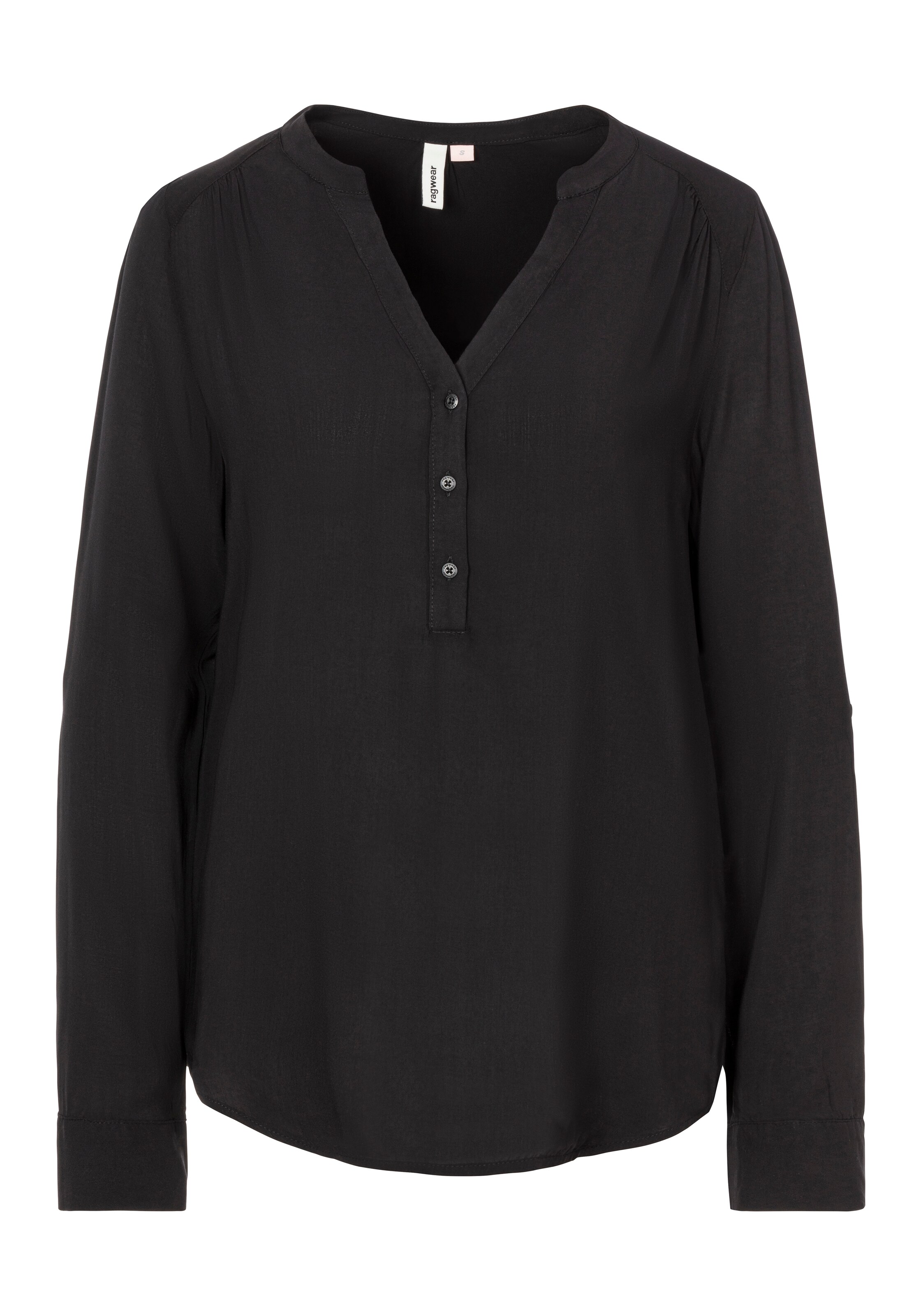 Ragwear Bluse in Schwarz: Vorderseite