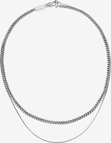 KUZZOI Halskette Basic Kette in Silber: predná strana