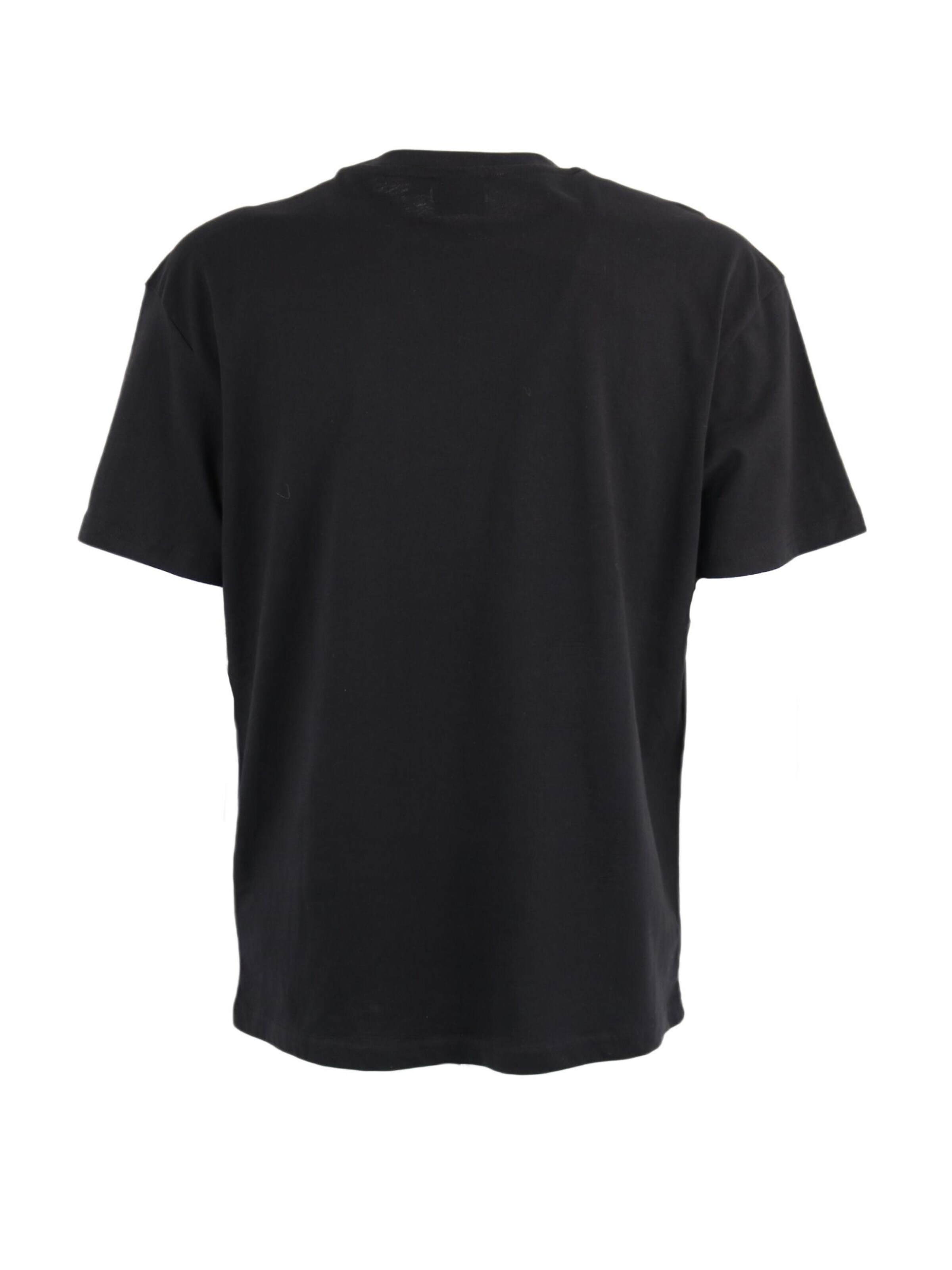 HEFTYKA Shirt 'COTTON RELAXED FIT TEE' in Black