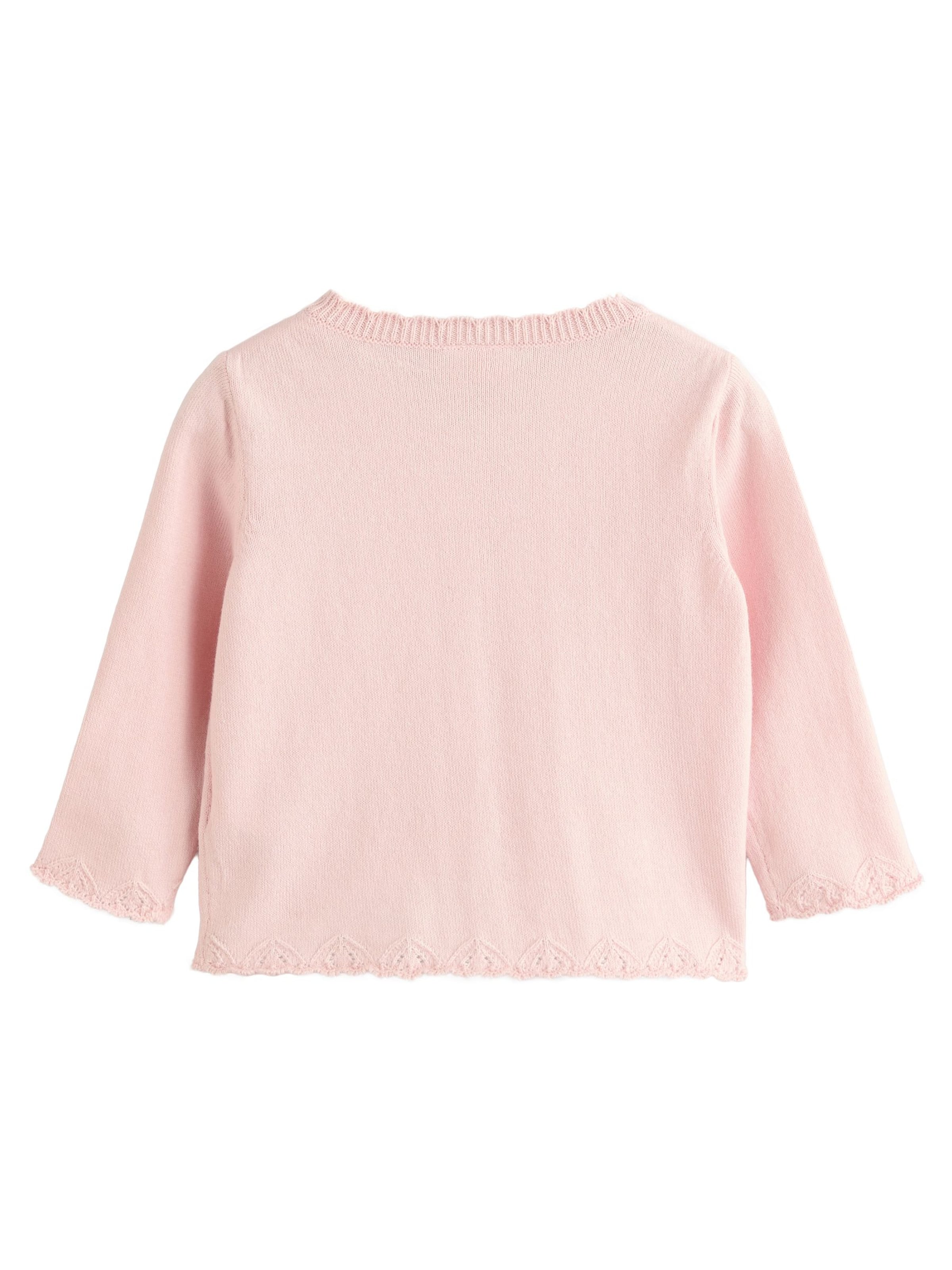 Next Neuletakki värissä vaaleanpunainen