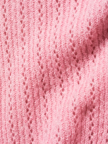 MANGO Sweter 'PIQUETON' w kolorze różowy