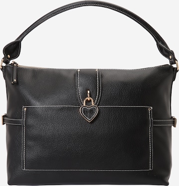 Liu Jo Kabelka na rameno 'Corniola ' - Čierna: predná strana