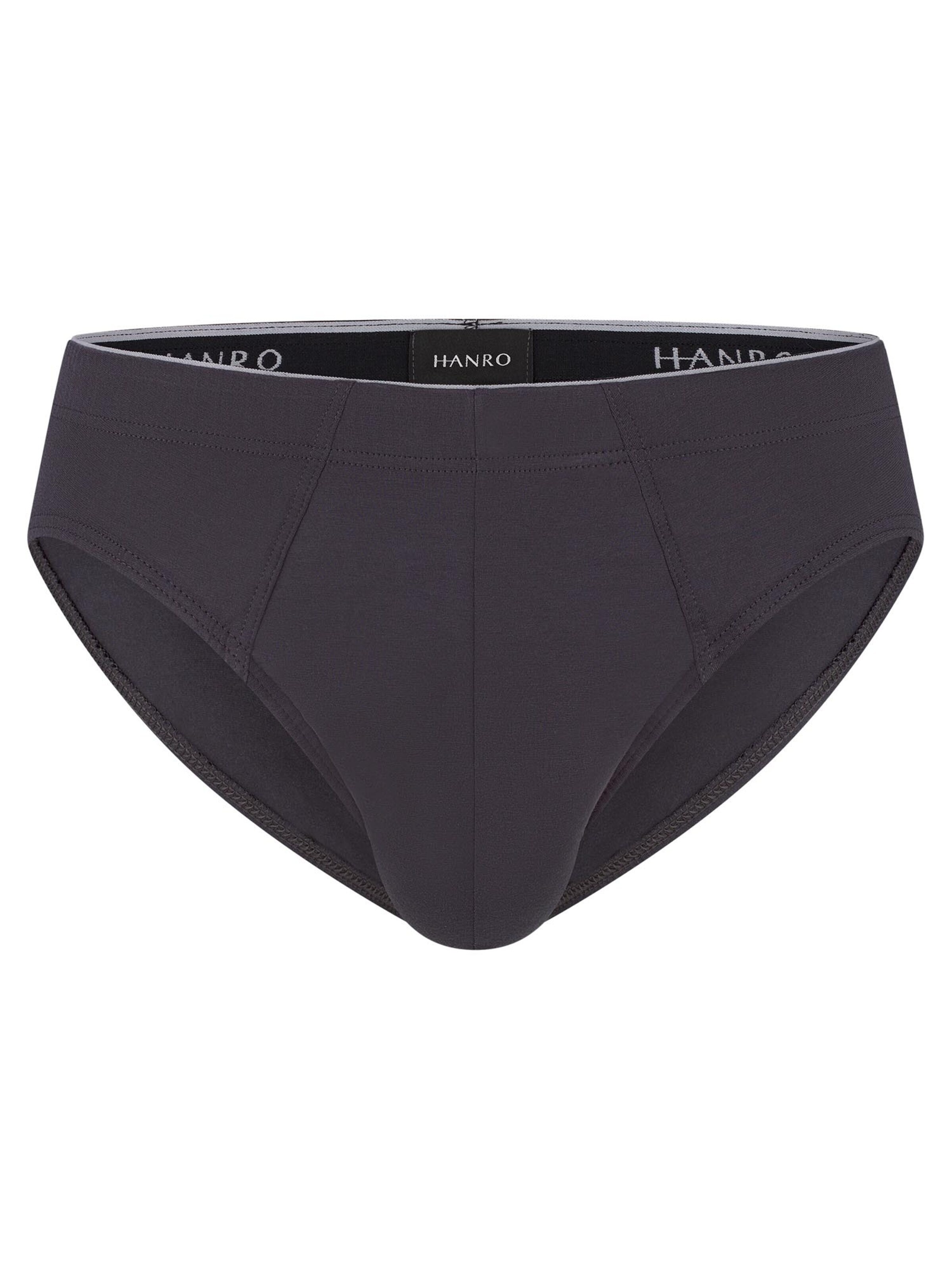Hanro Slip 'Cotton Superior'‌‌‌‌‌‌‌‌ in Grau: Vorderseite