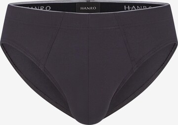 Hanro Slip 'Cotton Superior' in Grau: Vorderseite