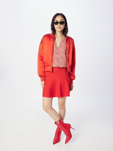 Traffic People Blouse in Rood