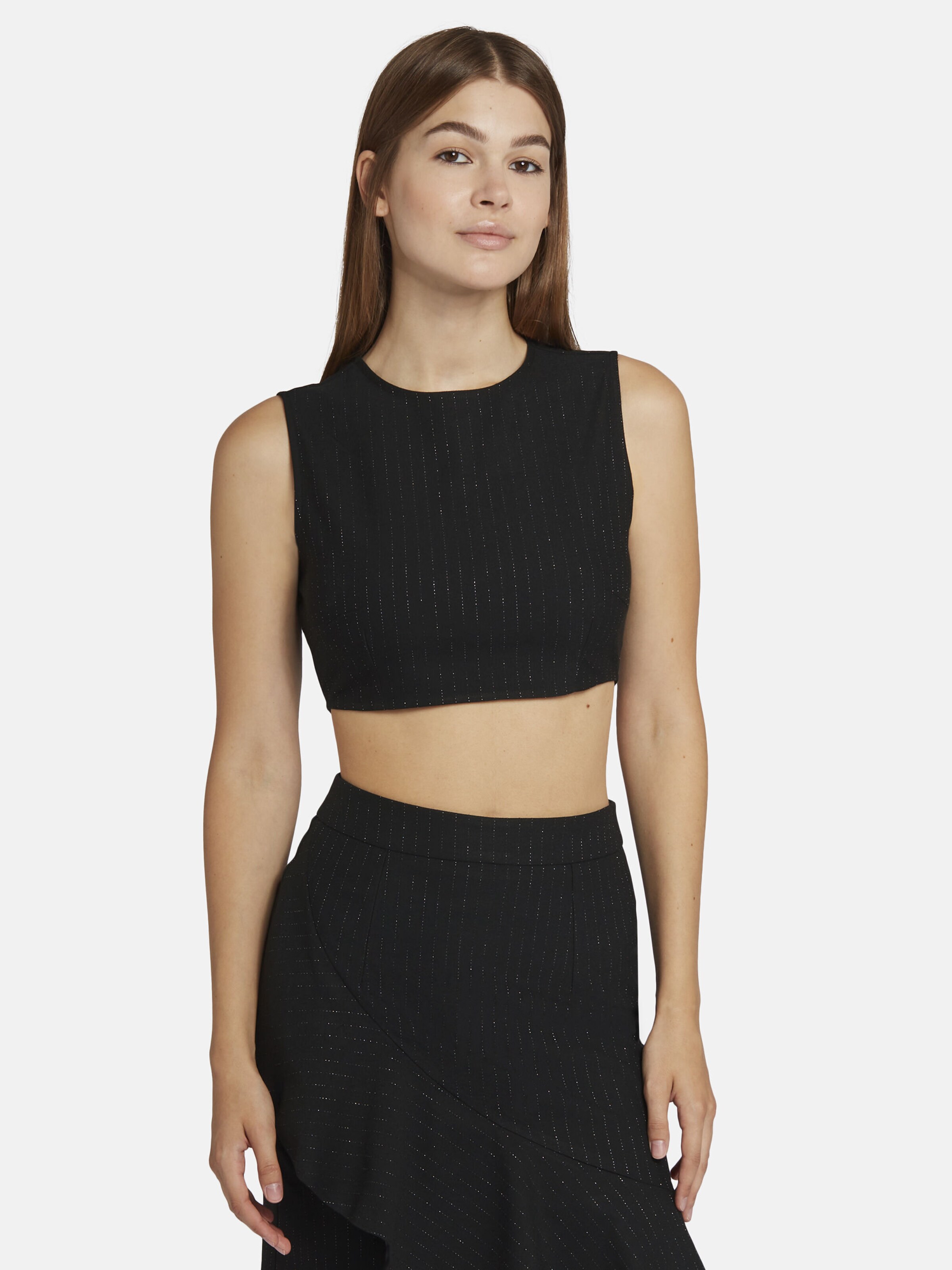 Nicowa Top in Zwart: voorkant