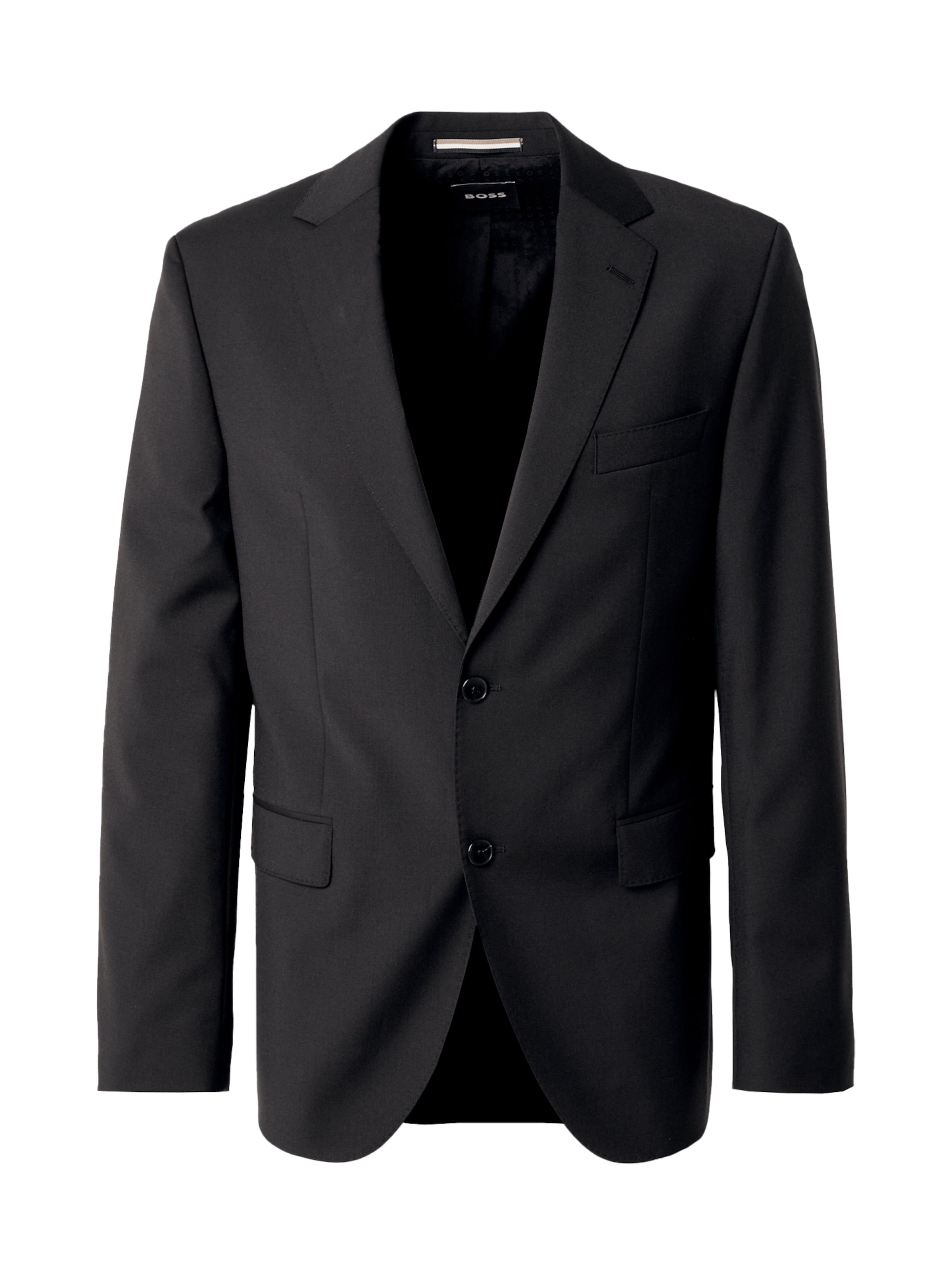 BOSS Regular Fit Pikkutakki 'H-Jeckson' värissä musta: etupuoli