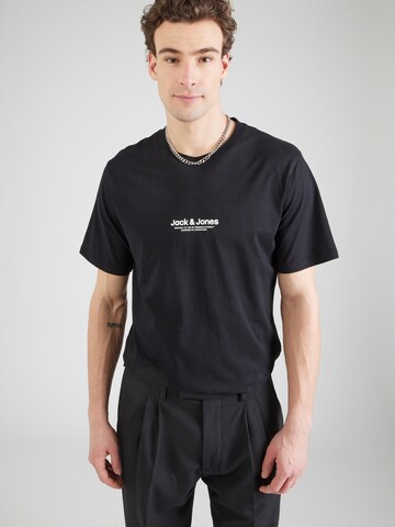 JACK & JONES T-Shirt 'JWHVESTERBRO' in Schwarz: Vorderseite
