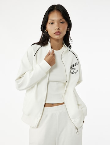 Koton Sweat jacket in White: front