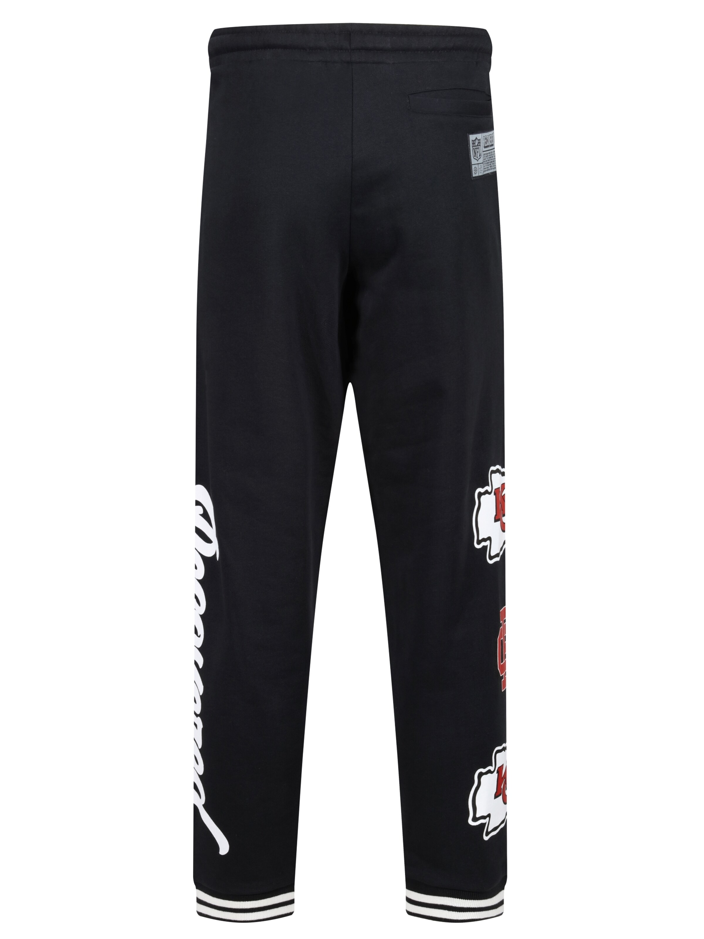 Recovered Tapered Sports trousers 'NFL Chiefs Kingdom' in Black
