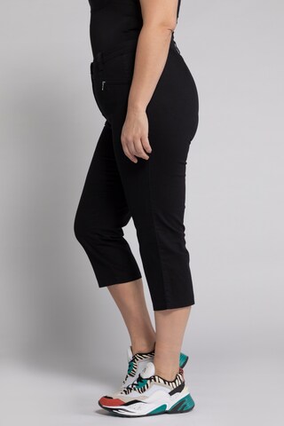 Coupe slim Pantalon Ulla Popken en noir