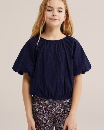 WE Fashion Blus i blå: framsida