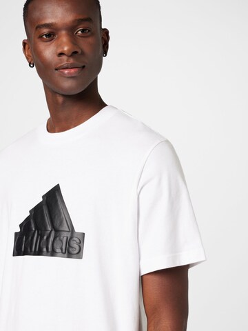 ADIDAS SPORTSWEAR Performance Shirt 'Future Icons Badge Of Sport' in White