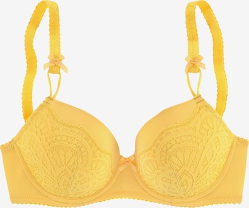 LASCANA Bralette Bra in Yellow: front