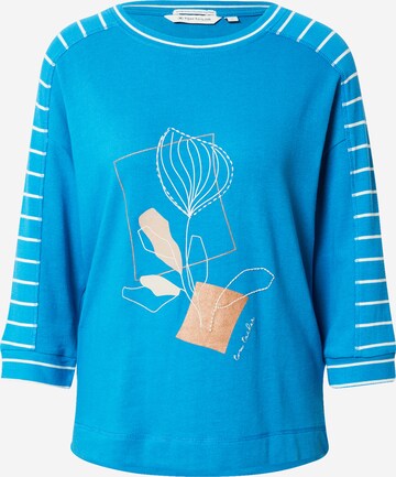 T-shirt TOM TAILOR en bleu : devant