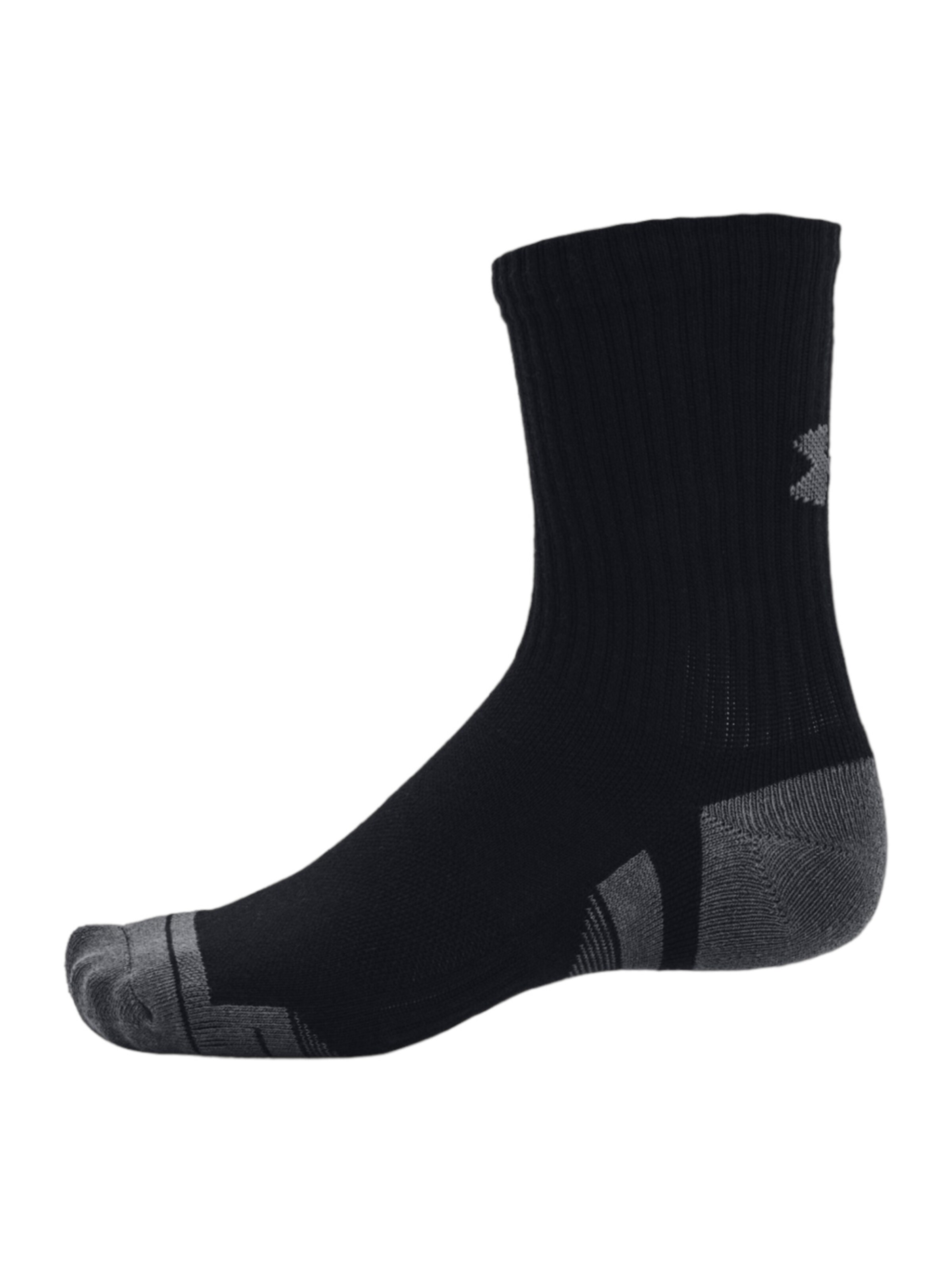 UNDER ARMOUR Athletic Socks in Black
