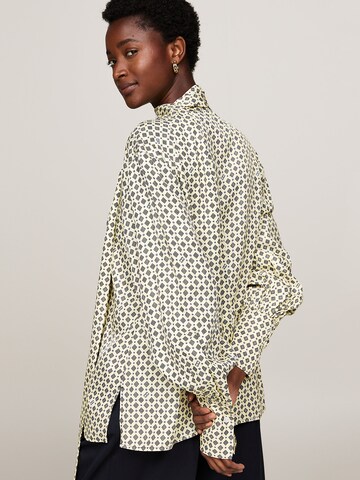 TOMMY HILFIGER Bluza 'Foulard' | rumena barva