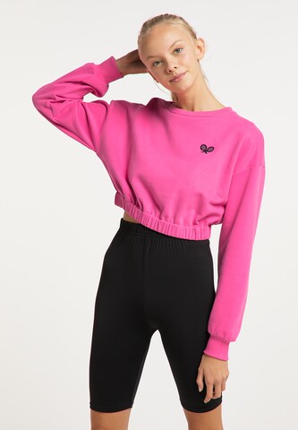 myMo ATHLSR Sweatshirt in Roze: voorkant